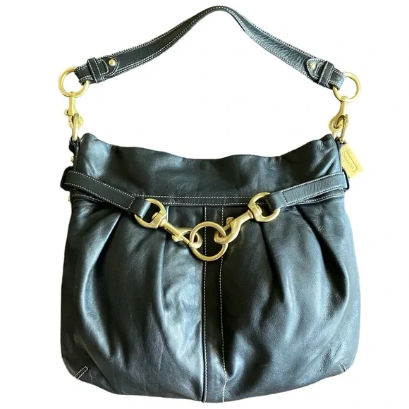 バッグ Coach Hampton Ergo Leather Hobo Bag Ltd. Coach Hamptons Hobo Shoulder Handbag – ShopCGX